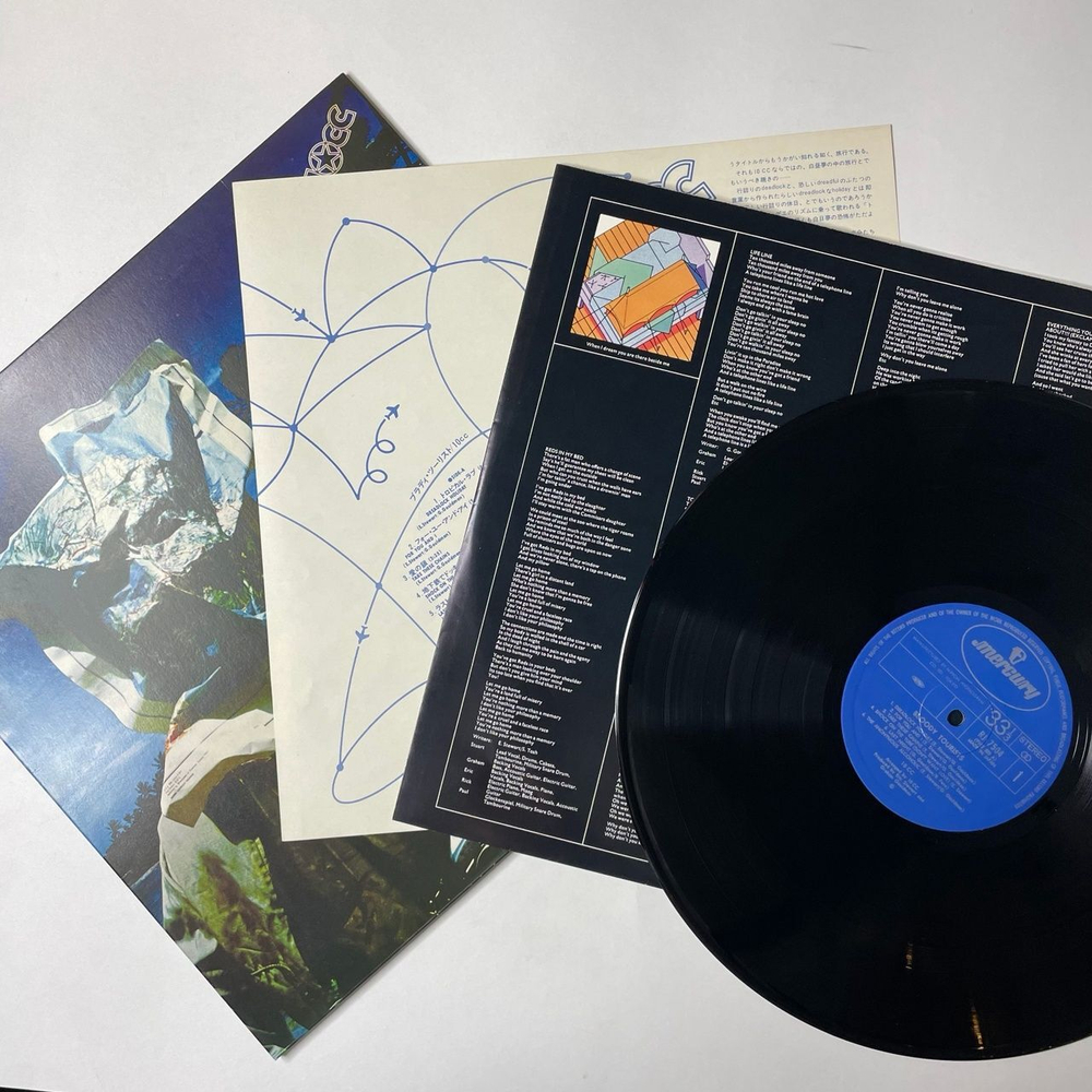 Винтажная виниловая пластинка LP 10cc Bloody Tourists (Japan 1978) (No Obi)