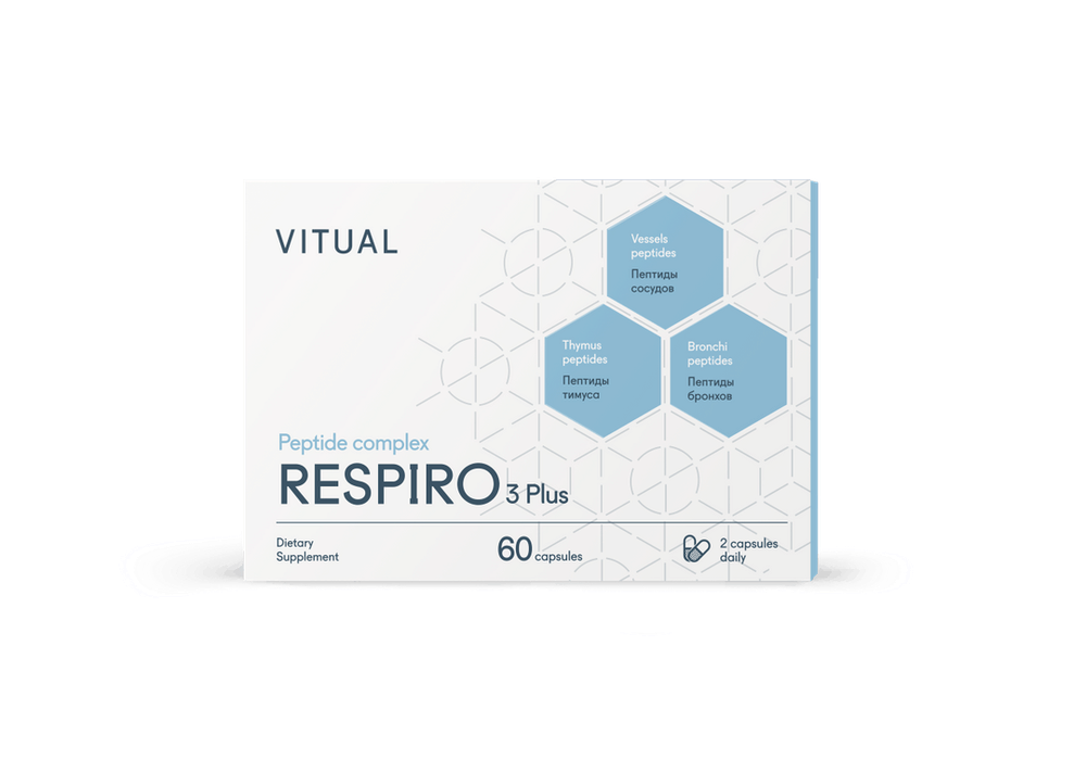 БАД RESPIRO 3 PLUS Комплекс пептидов