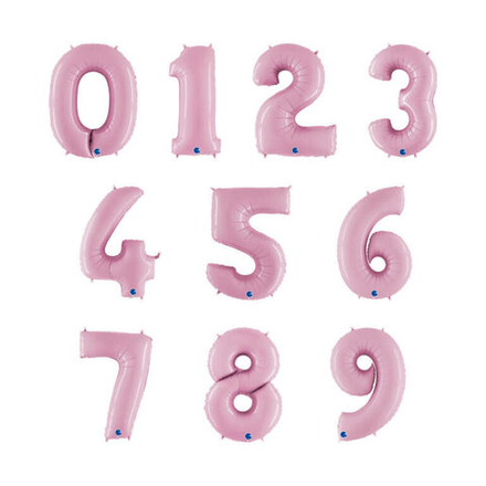 Цифра Розовая 102см на выбор