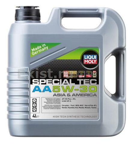 Масло Liqui Moly 5W30 Special Tec AA HC-синт. 4л моторное масло (7516)