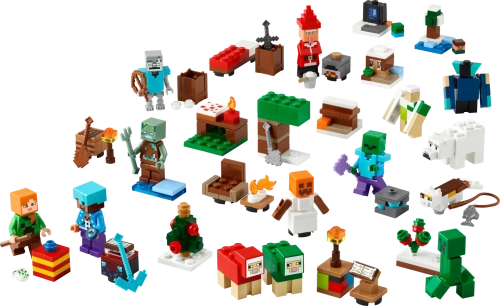 Конструктор LEGO Minecraft 21280 Адвент календарь 2025