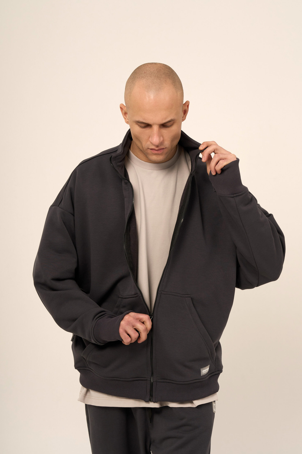 Толстовка KUL'TURA "ZIPPER" Фуме