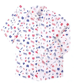 Рубашка поло для мальчиков 100% х/б 7 лет 122 белый (BONITO)