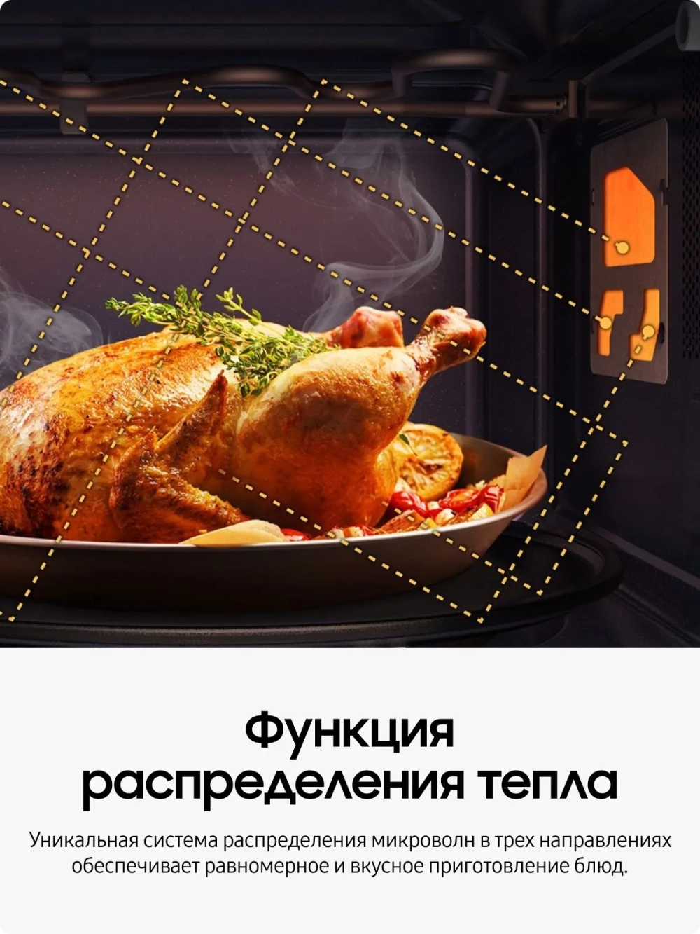 Встраиваемая микроволновая печь Samsung MG23A7013AA/BW