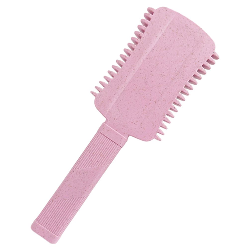 Щетка массажная Harizma Combo, розовая (h10684-05)