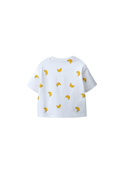 ZARA НАБОР ИЗ ДВУХ ОДНОТОННЫХ И ПРИНТОВАННЫХ ФУТБОЛОК, ЗЕЛЕНЫЙ/ЭКРЮ