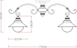 Потолочная люстра Arte Lamp GRAZIOSO