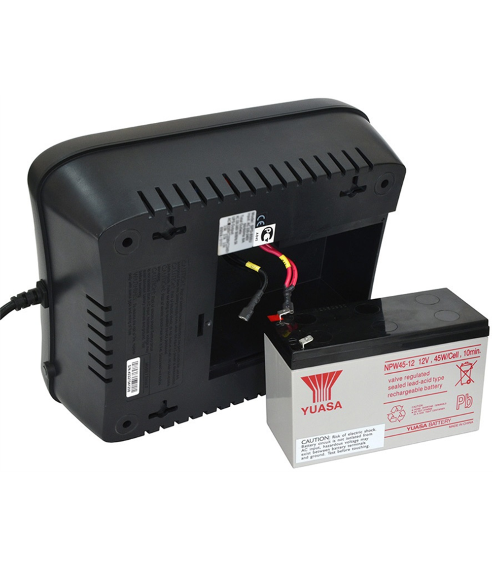 Powercom Back-UPS SPIDER, Line-Interactive, LCD, AVR, 750VA/450W, 8xSchuko outlets (4 surge & 4 batt), USB, black (1456261)
