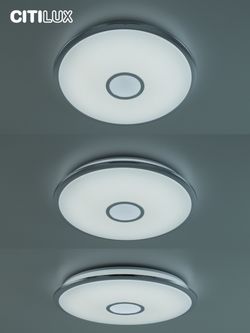 Citilux Старлайт Смарт CL703A60G Умная люстра Хром