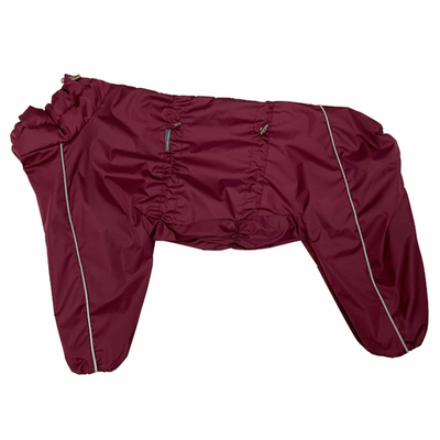 Комбинезон утепленный на флисе для собак р. 70-1 сука (бордо)