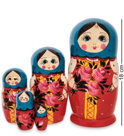 Народные промыслы МР-10/31 Матрешка 5-кукольная (Вятская)