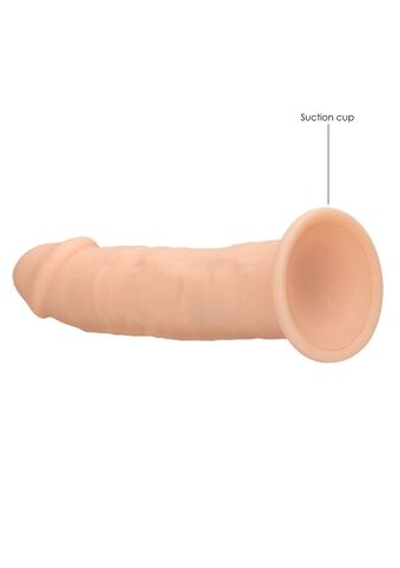 Телесный фаллоимитатор без мошонки Silicone Dildo Without Balls - 15,3 см. (Цвет: телесный)