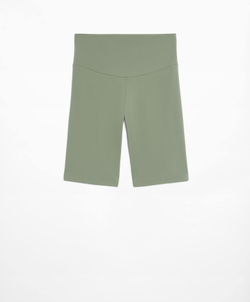 OYSHO Легинсы-велосипедки Comfortlux с высокой посадкой длиной 20 см, светлый хаки