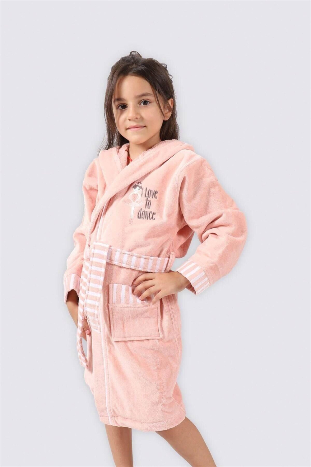 Халат I love to dance для девочки Eco Cotton
