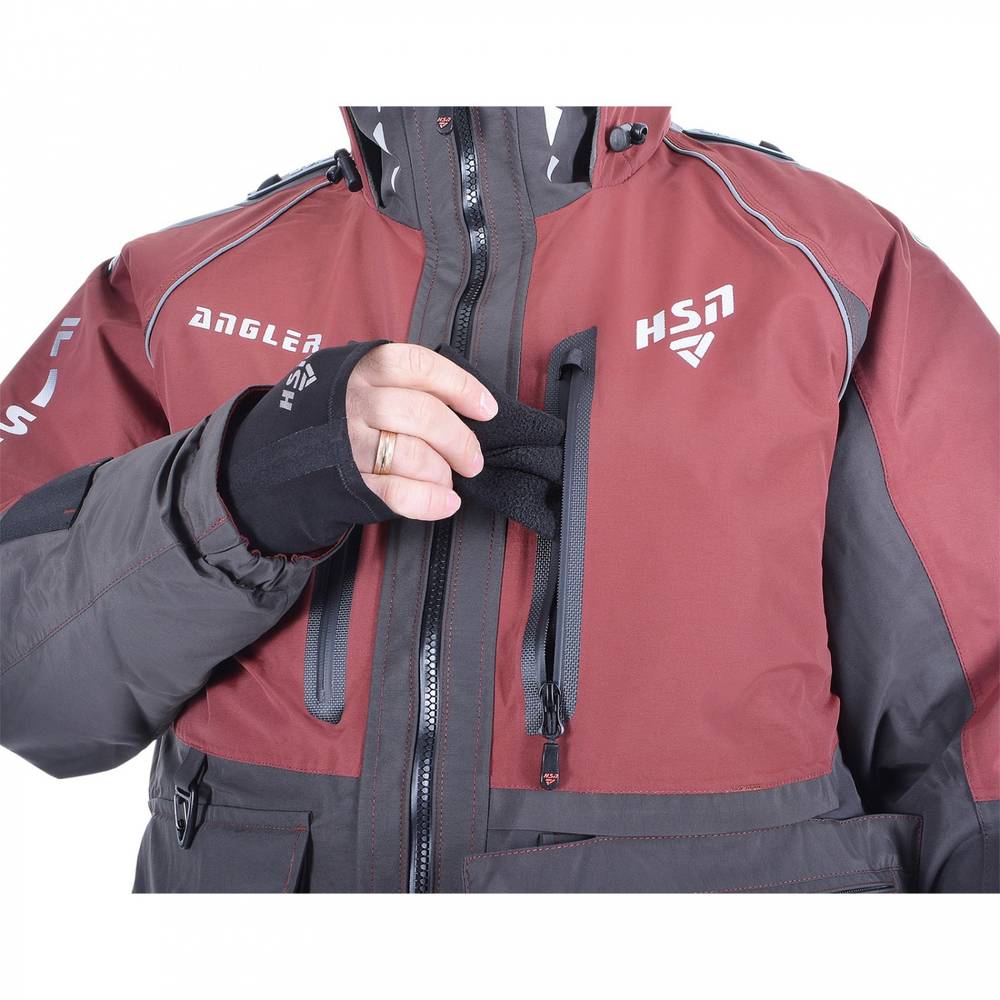 Костюм-поплавок мужской зимний "Rescuer VI prosport"-40, hardguard, махагон, ХСН