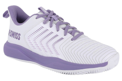 Женские теннисные кроссовки K-Swiss Ultrashot Light Clay - white/purple haze/neon lavender