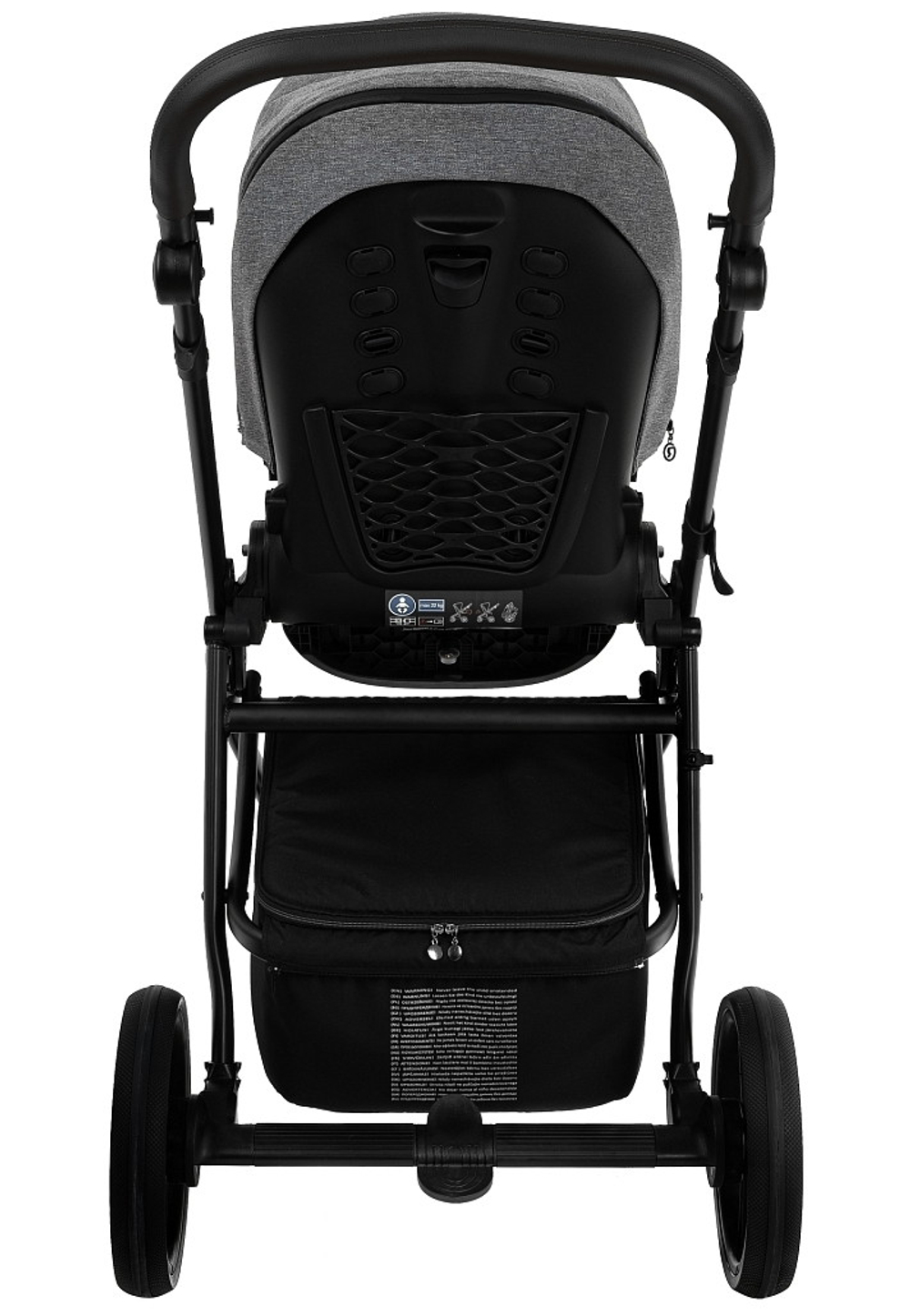 Детская коляска Roan Esso 2 в 1 ESS114/1 Grey/Black