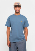 Carhartt WIP CHASE - Базовая футболка - Голубой