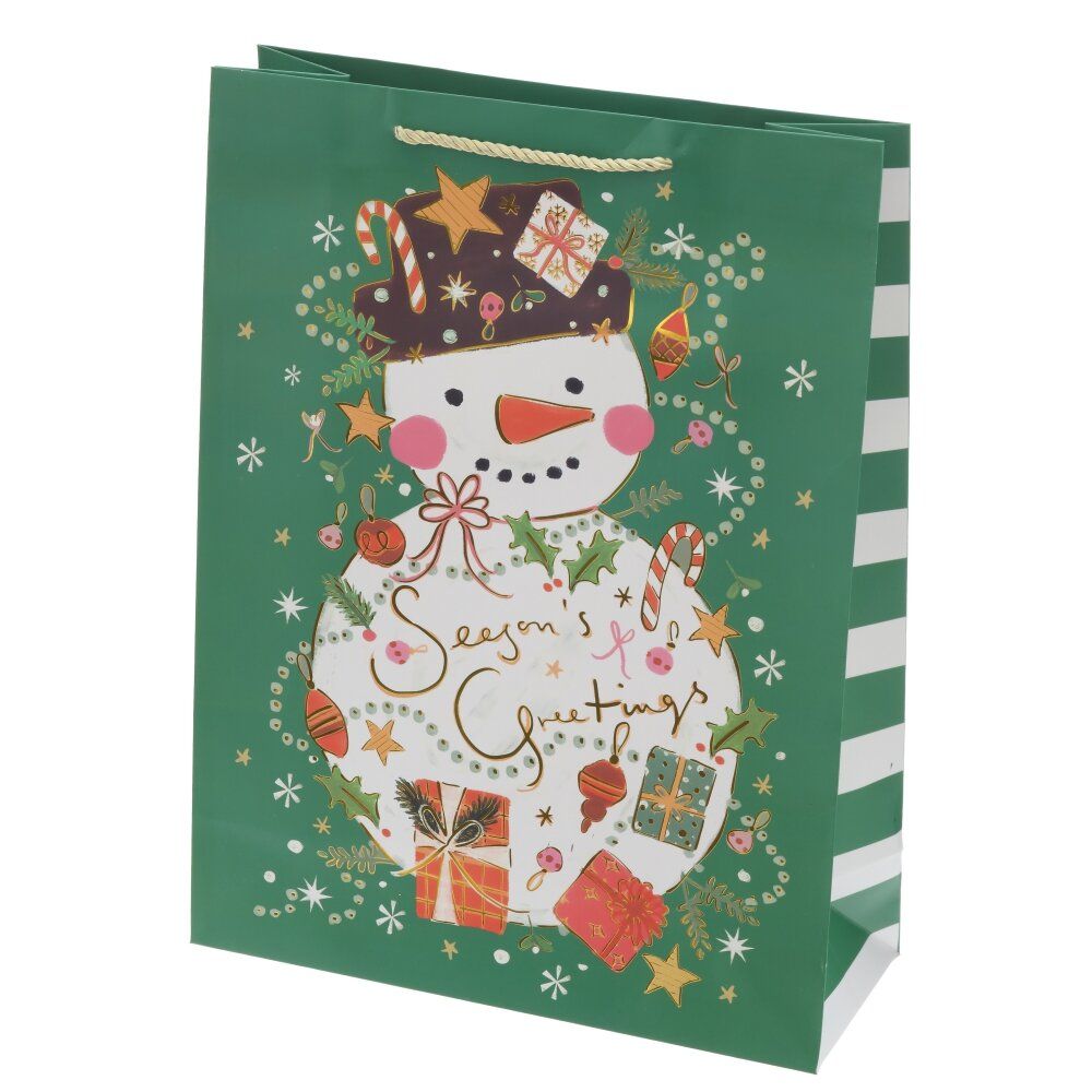 GAEM Пакет подарочный L (бумага 210г/м2, блок 12шт), L30 W12 H40 см, 4в.