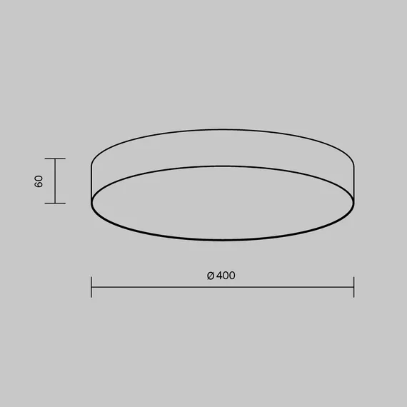 Потолочный светильник Зон / Zon 45 Вт 2700 К 120° Technical c032cl-45w2.7k-rd-mg