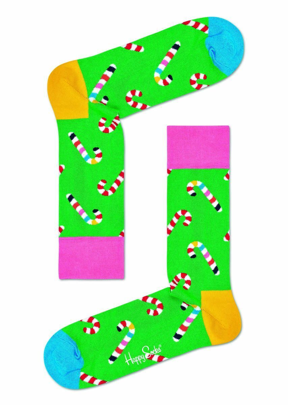 Носки унисекс Cotton Candy Sock с леденцами (Размер: 25) (Цвет: лаймовый)