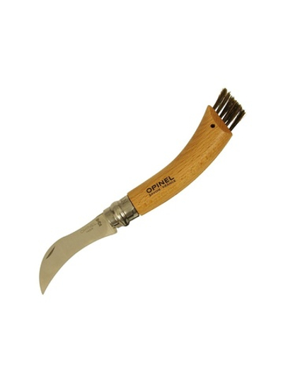 Нож грибника Opinel №8, нержавеющая сталь, рукоять бук, коробка, 001252