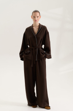 Брюки Wave Choco струящиеся