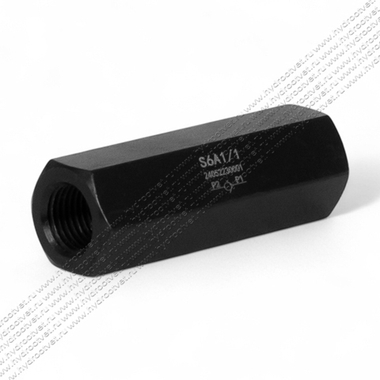 S6A1/1 - Обратный клапан трубного монтажа Ду6, G1/4 с давлением открытия 0,5 бар