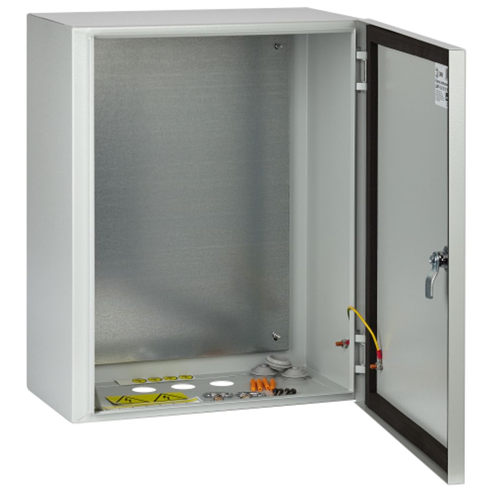 Корпус металлический ЭРА ЩМП-2-0 (500х400х220) IP54 У2 серый | Корпуса металлические с монтажной панелью