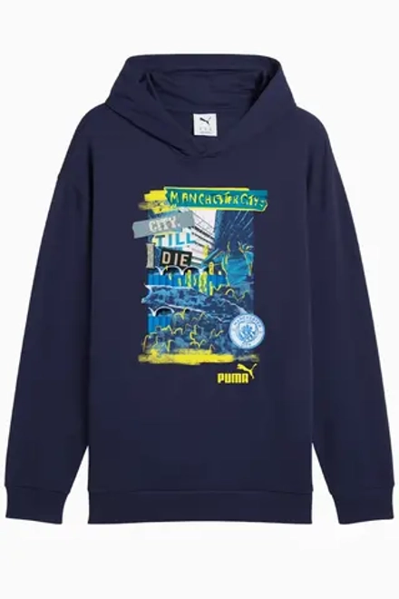 Кофта Puma Manchester City 24/25 ftblNRGY+ - темно-синий