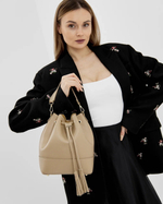 Сумка 667 03 тауп светлый