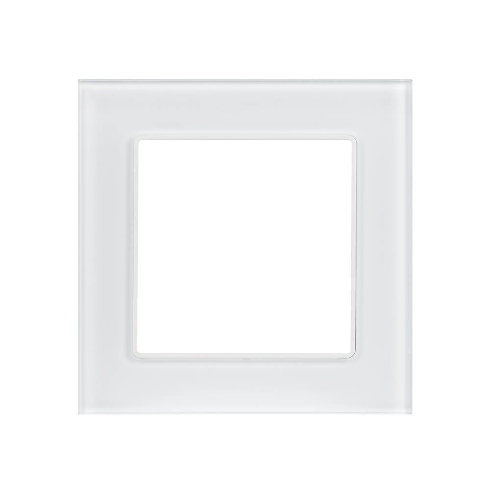 Рамка стеклянная FRM-GLARE-GS-1-WH (Arlight, -) 043786
