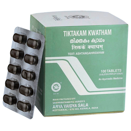 Тиктакам Кватхам Коттаккал (Tiktakam Kwatham Kottakkal), 100 таблеток