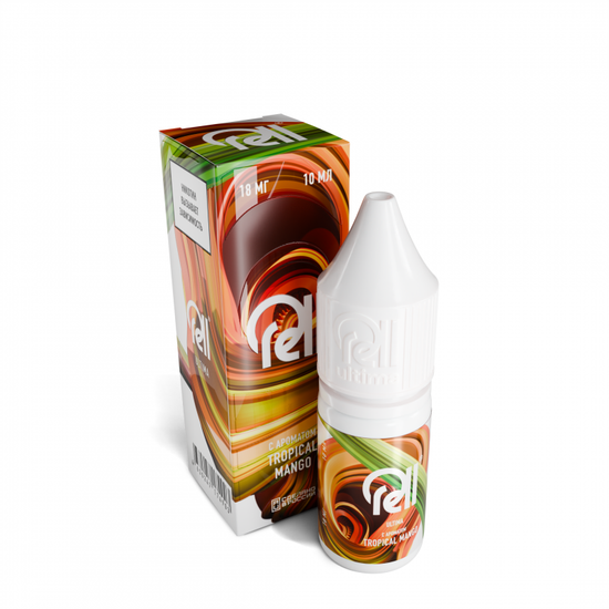 Никотиносодержащая жидкость RELL ULTIMATE Tropical Mango (Тропикал манго) 10мл, 20м