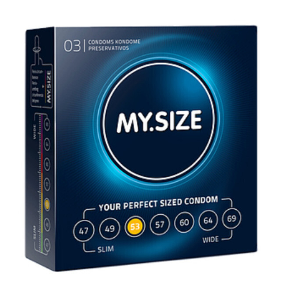 Презервативы My.Size 53 №3 (Цвет: прозрачный)