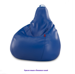 Кресло-мешок Груша, однотонное, экокожа