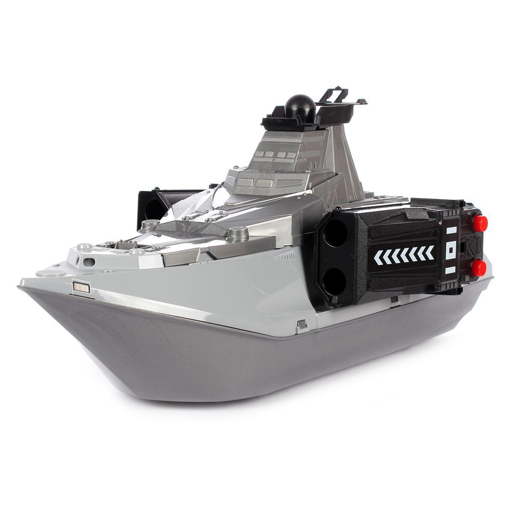 Катер с ракетными установками (в инд.коробке) (Нордпласт)