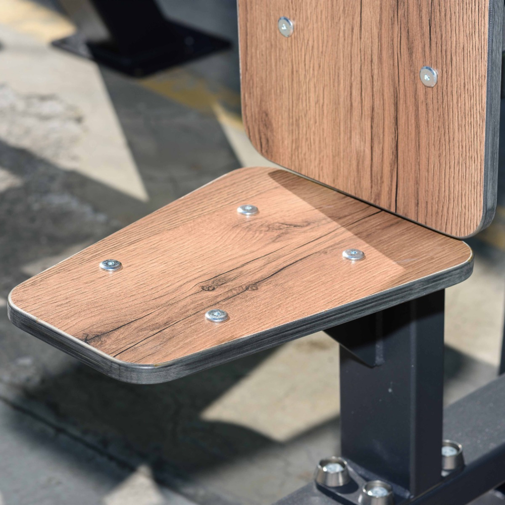 F-2806 Уличный тренажер Трицепс-машина (имитация отжиманий) с переменной нагрузкой ZAVODSPORTA