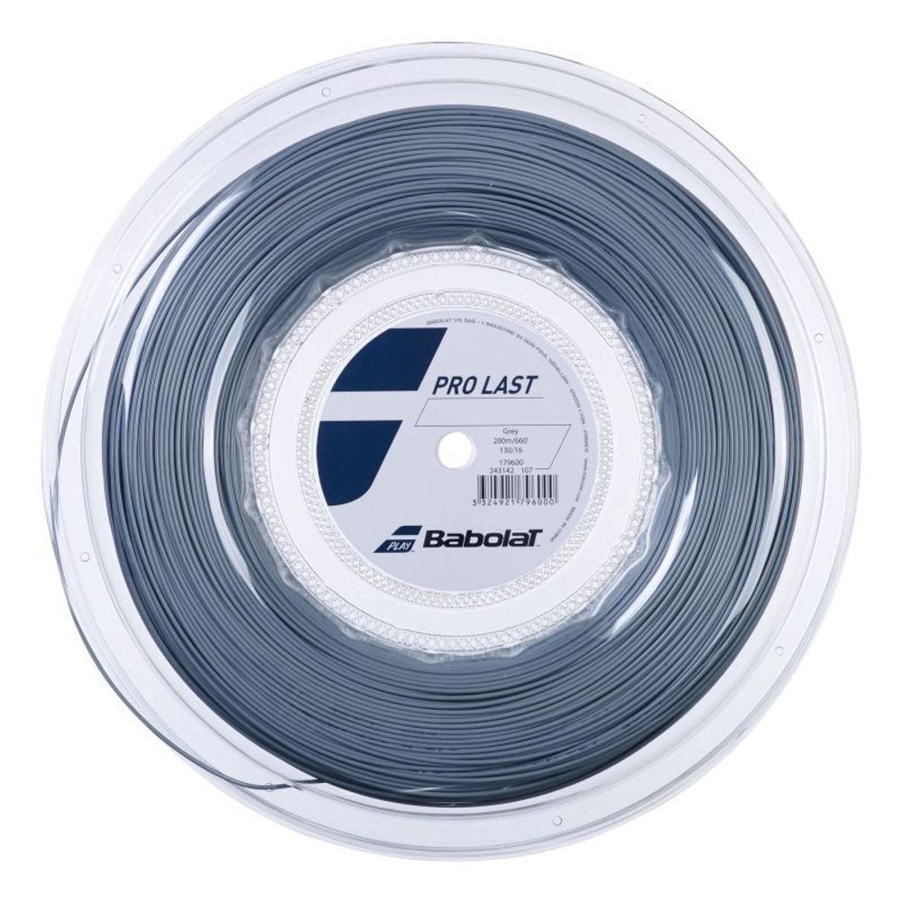 Теннисные струны Babolat Pro Last (200 m) - серый
