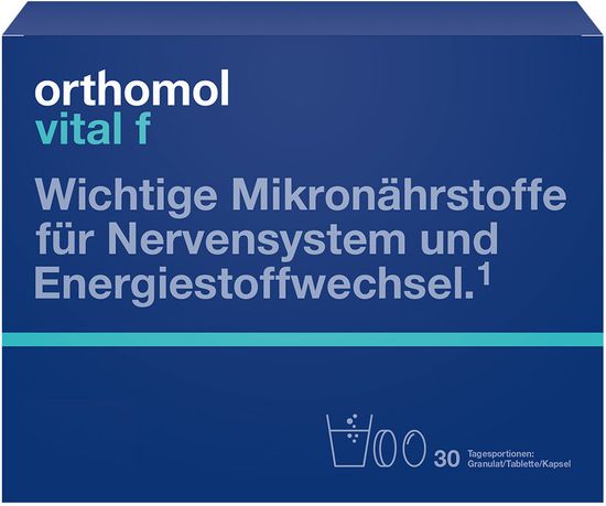 Orthomol Vital F Таблетки + капсулы + порошок со вкусом грейпфрута