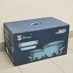 Набор для уборки: ведро с отжимом, швабра, насадка из микрофибры HQ-4008