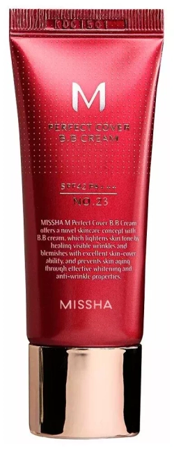 BB крем Missha Perfect Cover BB Cream, 20 ml № 23