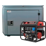 Генератор бензиновый SUNREKA G8500EAX с кожухом Geon 1200 RAL 7024