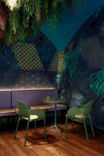 Кресло пластиковое с обивкой Scab Design Hug, оливковый