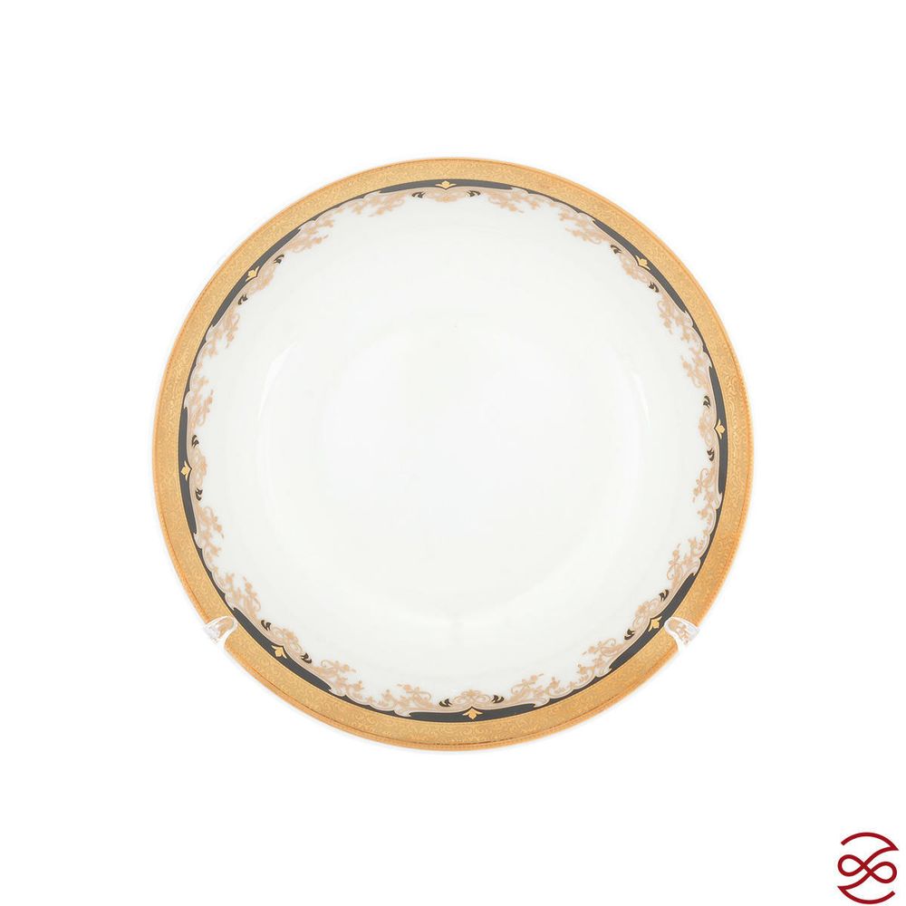 Набор салатников Thun Кристина черная лилия 19 см(6 шт)