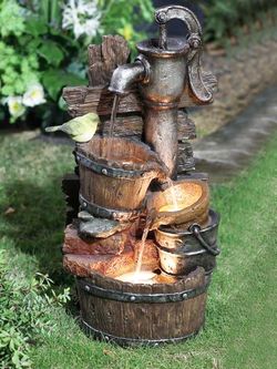 Waterfall Фонтан декоративный с подсветкой Зеленушка