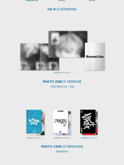 Альбом The Boyz - Dreamlike 4th Mini Album 3 Version SET