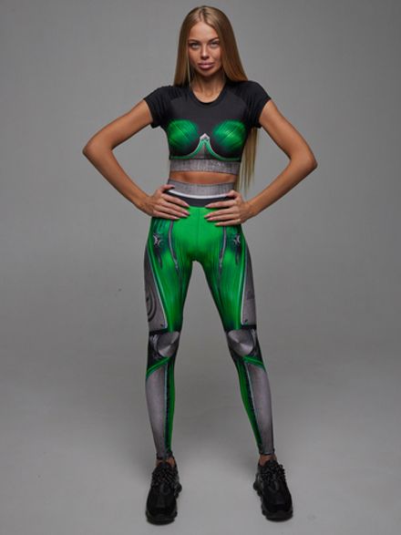 Леггинсы Steel Green