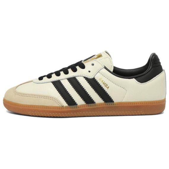 Кроссовки adidas originals SAMBA OG для скейтборда Низкие Бежевые женские