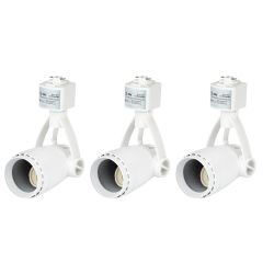 Трековые светильники однофазные ЭРА TR12-GU10-SET-4 WH под лампу GU10 белый набор 4 шт | Однофазные светильники под лампу